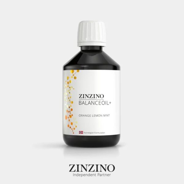 Zinzino BalanceOil+ žuvų taukai apelsinų, citrinų ir mėtų skonio, 100ml.