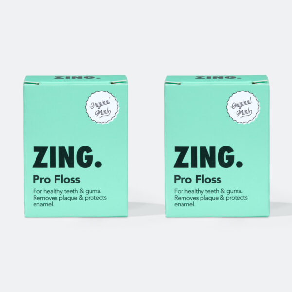 ZING Hap+ dantų siūlas mėtos skonio, 25 m.