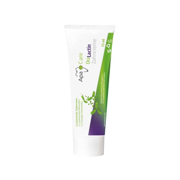 Apacare OraLactin dantų pasta su pre- ir postbiotikais, 15 ml.