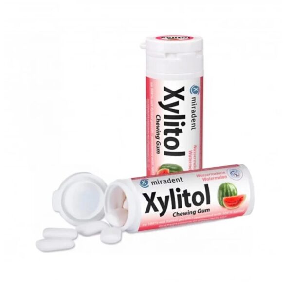 XYLITOL becukrė kramtomoji guma su ksilitoliu arbūzo skonio, 30 vnt.