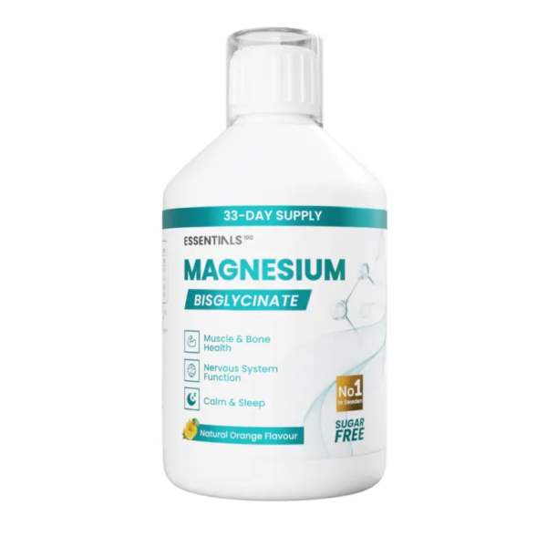 Swedish Nutra skystas magnio bisglicinatas, 500 ml.+1 vnt.