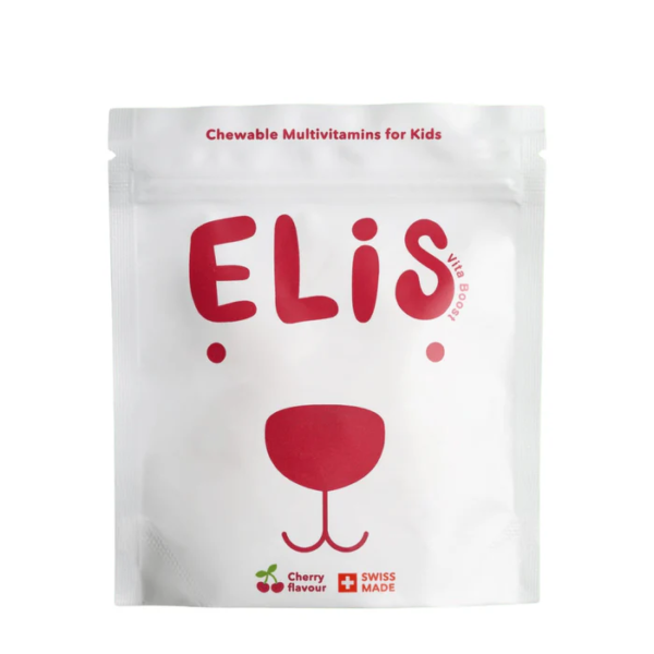 Elis Vita Boost kramtomieji multivitaminai vaikams su ksilitoliu, 60 vnt.