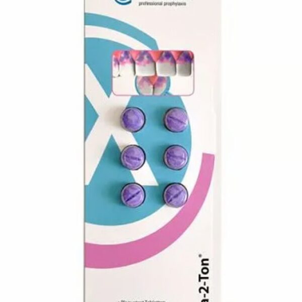 Miradent apnašas dažančios kramtomos tabletės MIRA-2-TON, 6 vnt.