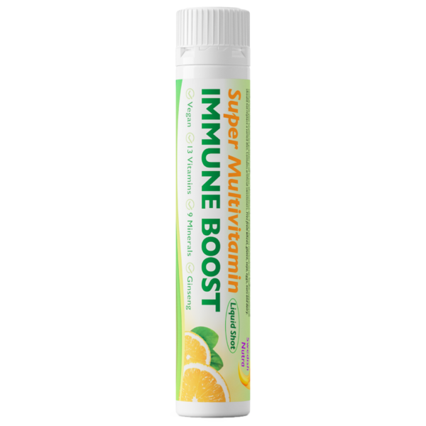 Swedish Nutra Super Multivitamin Immune Boost skysti multivitaminai imunitetui šotas, 1 vnt.