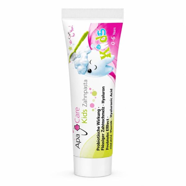 ApaCare KIDS vaikiška dantų pasta su hidroksiapatitu, 50 ml.